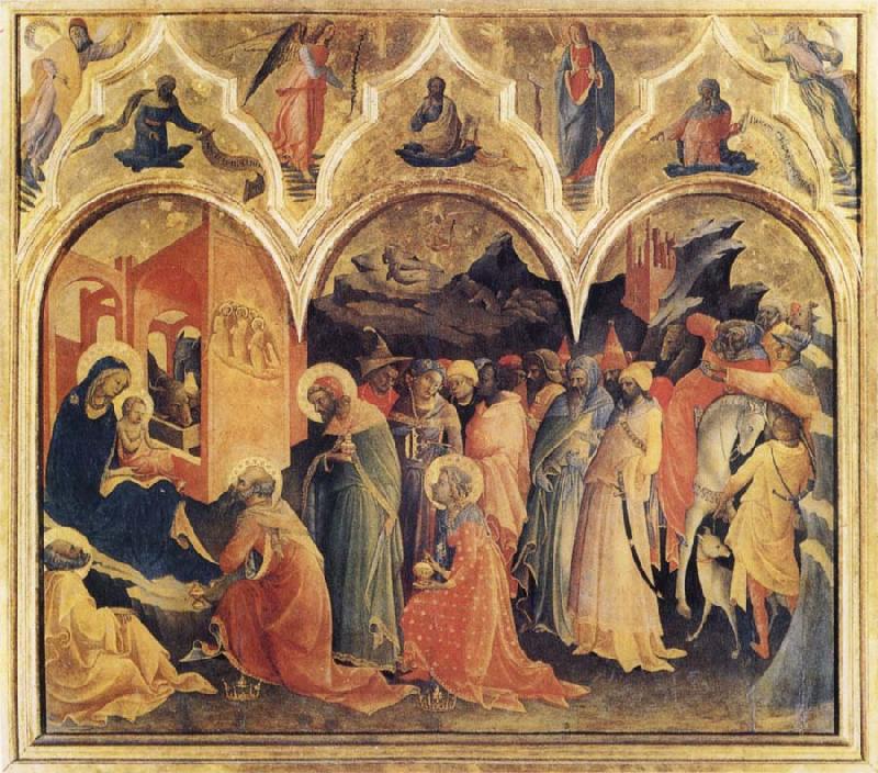 Lorenzo Monaco Adoration of the Magi oil painting image